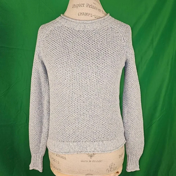 Faherty Womens Blue Knit Sweater XS‎ - Picture 1 of 5